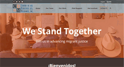 Desktop Screenshot of cdmigrante.org